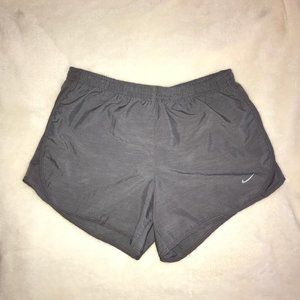 Nike Girls Kids Dry Fit Grey Running Shorts